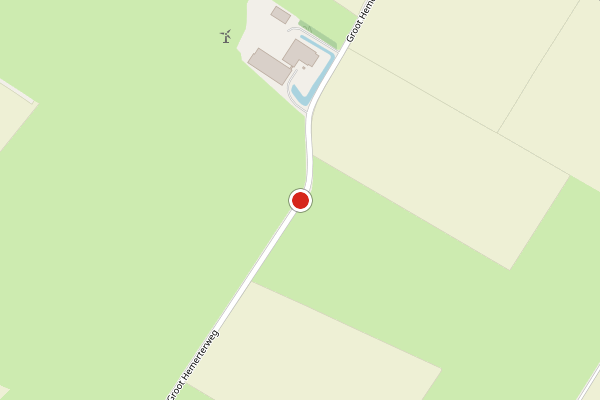 Brandweer-melding op Groot Hemerterweg, Stedum op 28 juni, kaart-overzicht