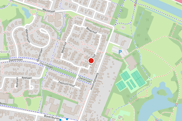 Brandweer-melding op Beverhof, Winschoten op 29 juni, kaart-overzicht