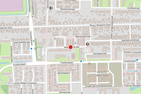 Brandweer-melding op Mansholtstraat, Hoogezand op 30 juni, kaart-overzicht