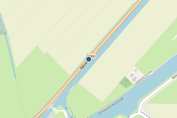 Politie-melding op N360, Garmerwolde op 2 juli, kaart-overzicht