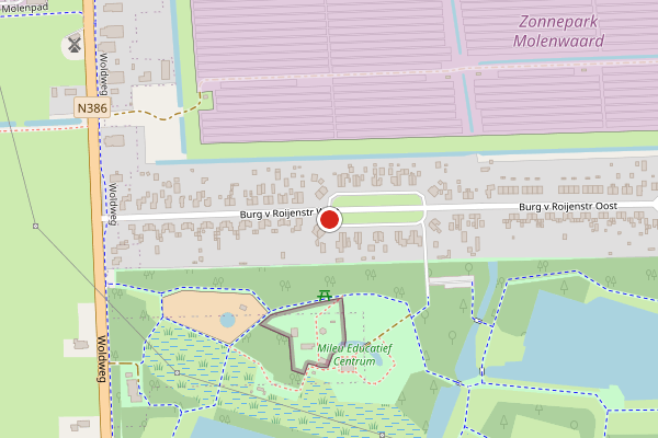 Brandweer-melding op Burg v Roijenstr West, Hoogezand op 5 juli, kaart-overzicht