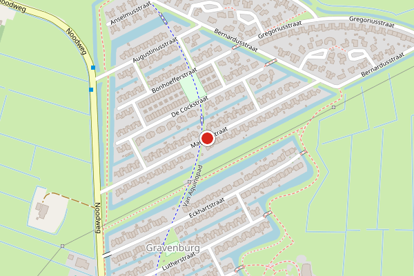 Brandweer-melding op Magnusstraat, Groningen op 5 juli, kaart-overzicht