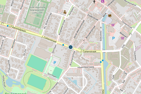 Politie-melding op J. Cohenstraat, Uithuizen op 6 juli, kaart-overzicht