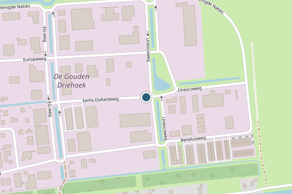 Politie-melding op Eems-Dollardweg, Zuidbroek op 7 juli, kaart-overzicht