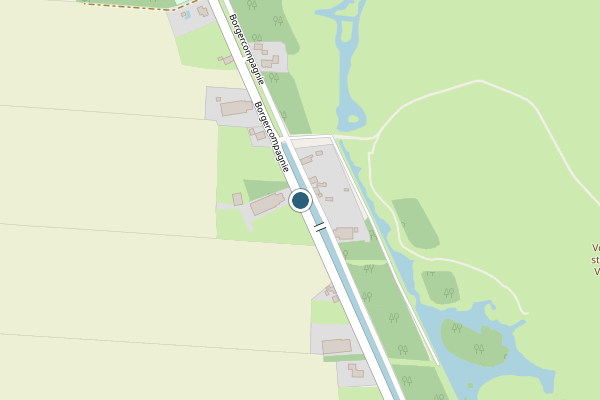 Politie-melding op Borgercompagnie Veendam, Borgercompagnie op 11 juli, kaart-overzicht