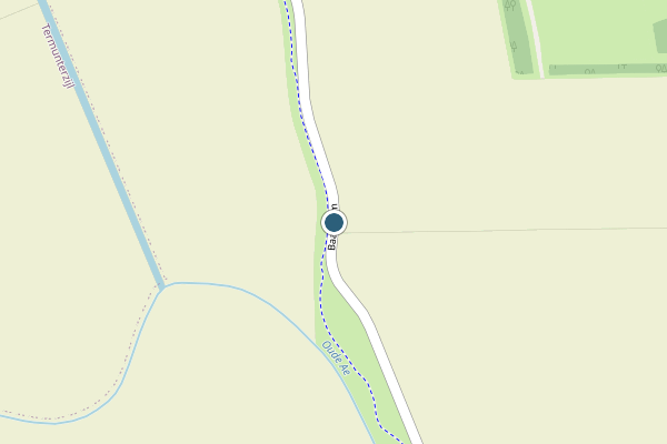 Politie-melding op Baamsum, Termunten op 12 juli, kaart-overzicht