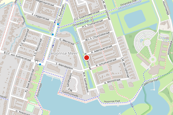 Brandweer-melding op W. Dreesstraat, Groningen op 18 juli, kaart-overzicht