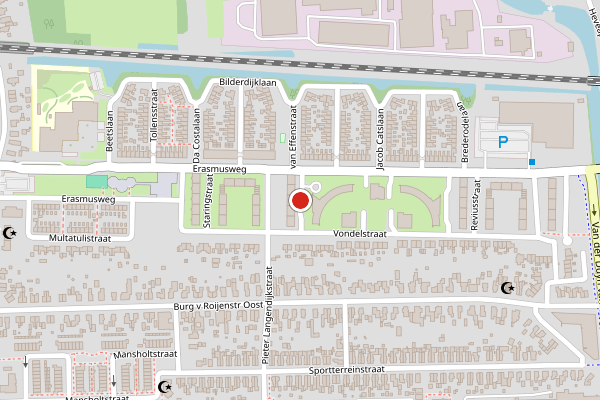 Brandweer-melding op Annie M.G. Schmidthof, Hoogezand op 22 juli, kaart-overzicht