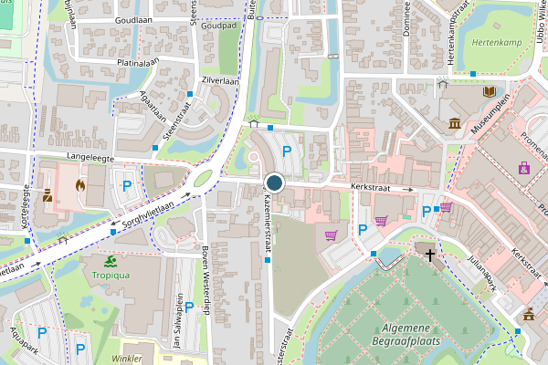 Politie-melding op Prins Hendrikplein, Veendam op 25 juni, kaart-overzicht