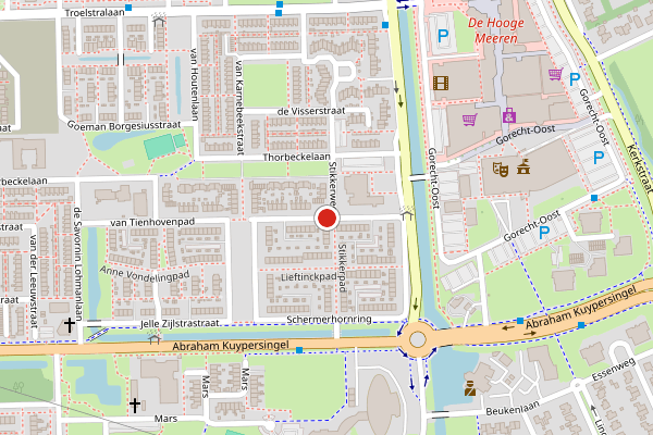 Brandweer-melding op Schermerhornring, Hoogezand op 28 juni, kaart-overzicht