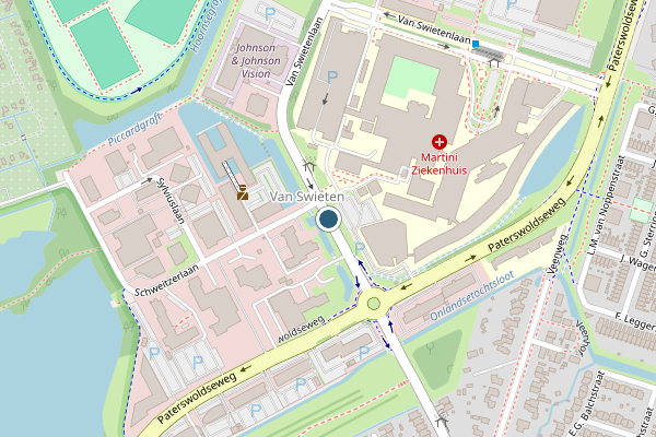 Politie-melding op Van Swietenlaan, Groningen op 29 juli, kaart-overzicht