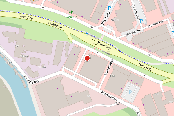 Brandweer-melding op Energieweg, Groningen op 5 augustus, kaart-overzicht