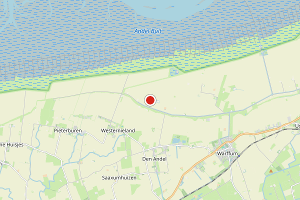 Brandweer-melding op Winsum GR op 30 mei, kaart-overzicht