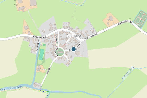 Politie-melding op Kloosterweg, Marum op 31 mei, kaart-overzicht