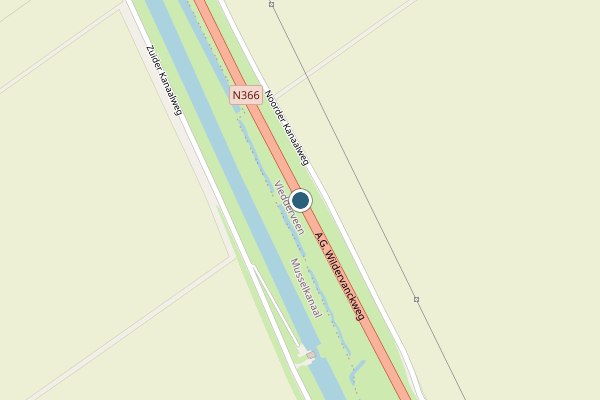 Politie-melding op A.G Wildervanckweg, Mussel op 7 mei, kaart-overzicht
