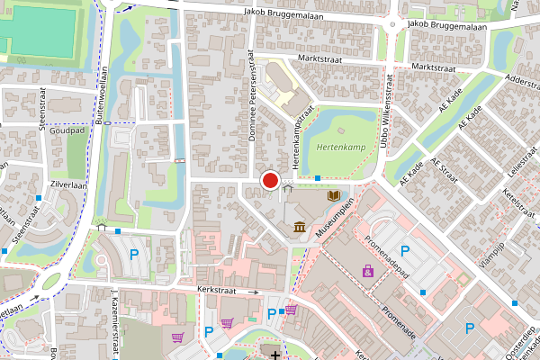 Brandweer-melding op van Beresteijn, Veendam op 29 mei, kaart-overzicht