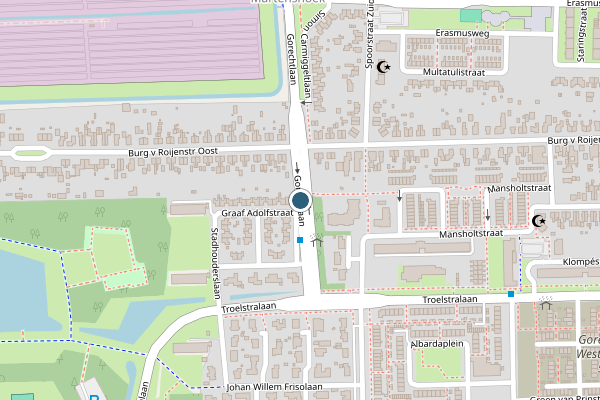 Politie-melding op Gorechtlaan, Hoogezand op 22 april, kaart-overzicht