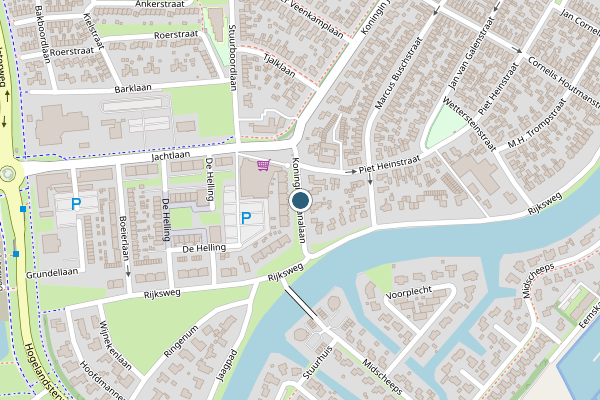 Politie-melding op Koningin Julianalaan, Delfzijl op 20 mei, kaart-overzicht