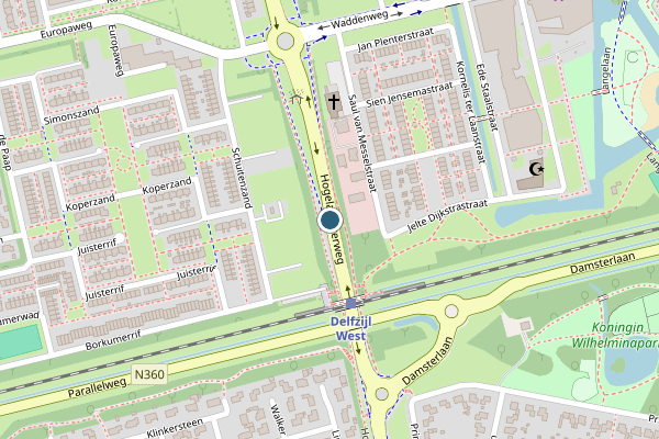 Politie-melding op Hogelandsterweg, Delfzijl op 3 april, kaart-overzicht