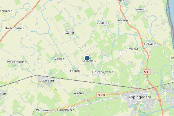Politie-melding op Delfzijl op 27 maart, kaart-overzicht