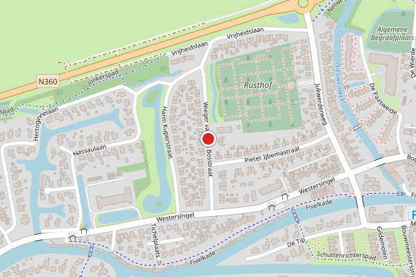 Brandweer-melding op Klaas Bosstraat, Appingedam op 15 april, kaart-overzicht