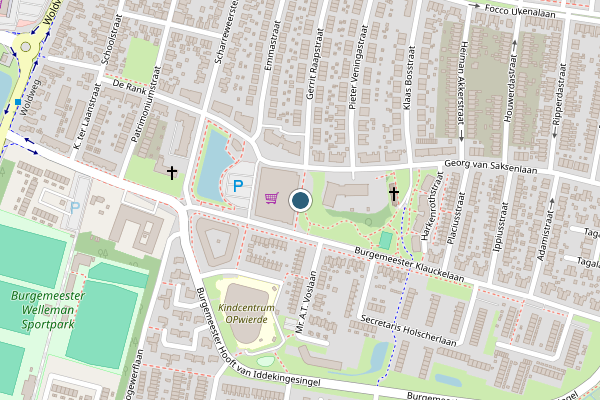 Politie-melding op Harddraversplein, Appingedam op 13 april, kaart-overzicht