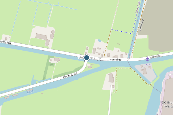 Politie-melding op Hoofdstraat, Midwolde op 5 juni, kaart-overzicht