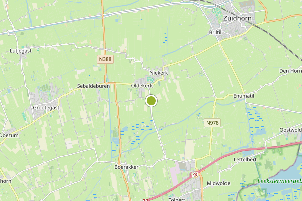 Ambulance-melding op Zevenbergen op 9 juni, kaart-overzicht