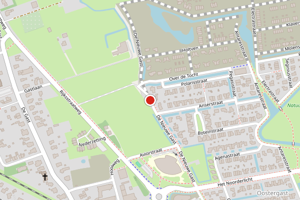 Brandweer-melding op De Nieuwe Gast, Zuidhorn op 10 juni, kaart-overzicht
