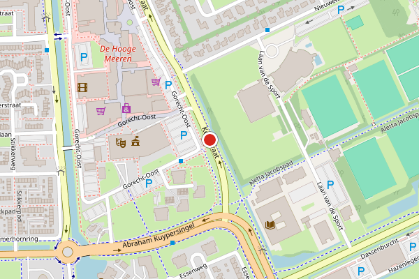 Brandweer-melding op Kerkstraat, Hoogezand op 12 juni, kaart-overzicht