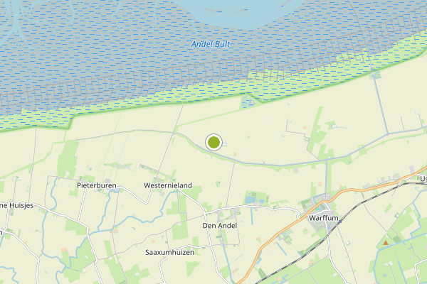 Ambulance-melding op Het Hogeland op 12 juni, kaart-overzicht