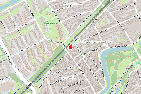 Brandweer-melding op Tuinbouwstraat, Groningen op 17 juni, kaart-overzicht