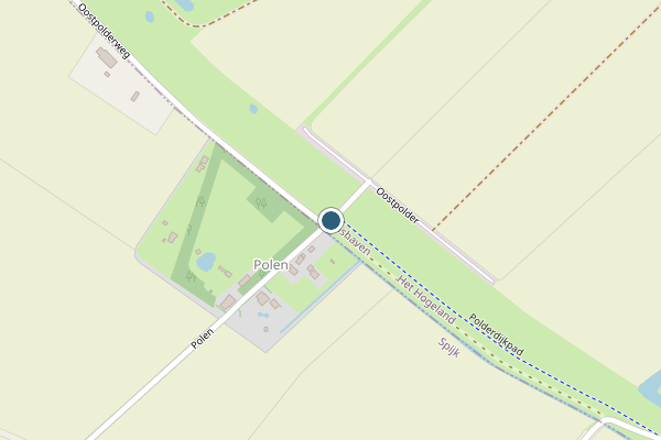 Politie-melding op Oostpolder, Eemshaven op 18 juni, kaart-overzicht
