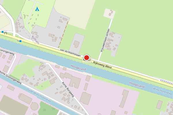 Brandweer-melding op van Arnhemslaan, Kolham op 20 juni, kaart-overzicht