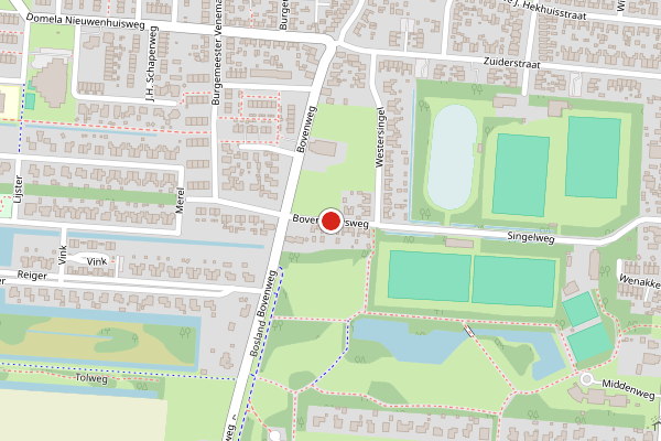 Brandweer-melding op Bovendwarsweg, Muntendam op 20 juni, kaart-overzicht