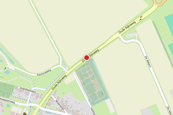 Brandweer-melding op Oude Rijksweg, Scheemda op 20 juni, kaart-overzicht