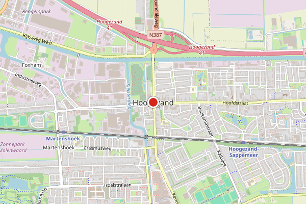 Brandweer-melding op Neptunus, Hoogezand op 22 juni, kaart-overzicht