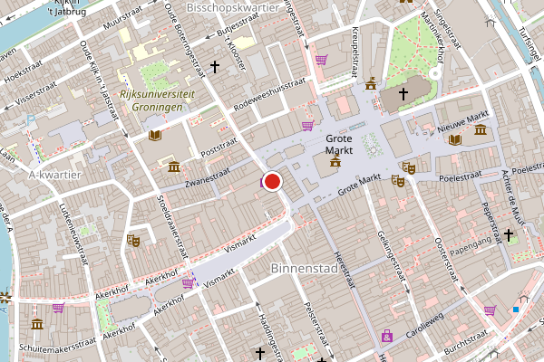 Brandweer-melding op Guldenstraat, Groningen op 26 juni, kaart-overzicht