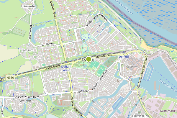 Ambulance-melding op Delfzijl op 27 juni, kaart-overzicht