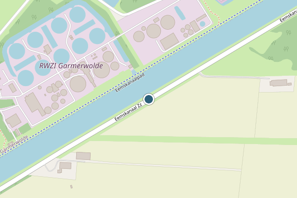 Politie-melding op Eemskanaal Zz op 27 juni, kaart-overzicht