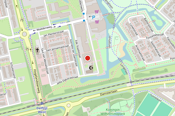 Brandweer-melding op Ede Staalstraat, Delfzijl op 28 juni, kaart-overzicht